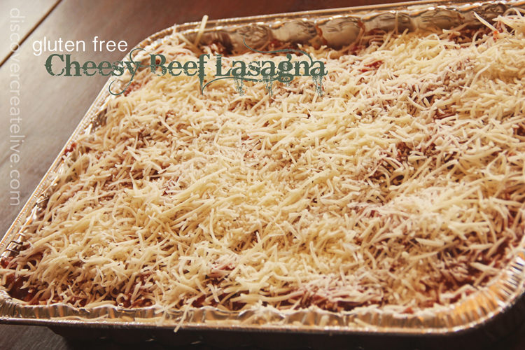 Gluten Free Cheesy Beef Lasagna Recipe