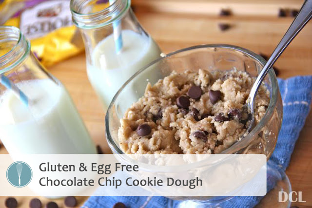 Chocolate Chip Cookie Dough {Egg Free}