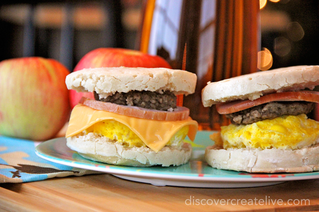 Easy Gluten Free Breakfast Sandwich