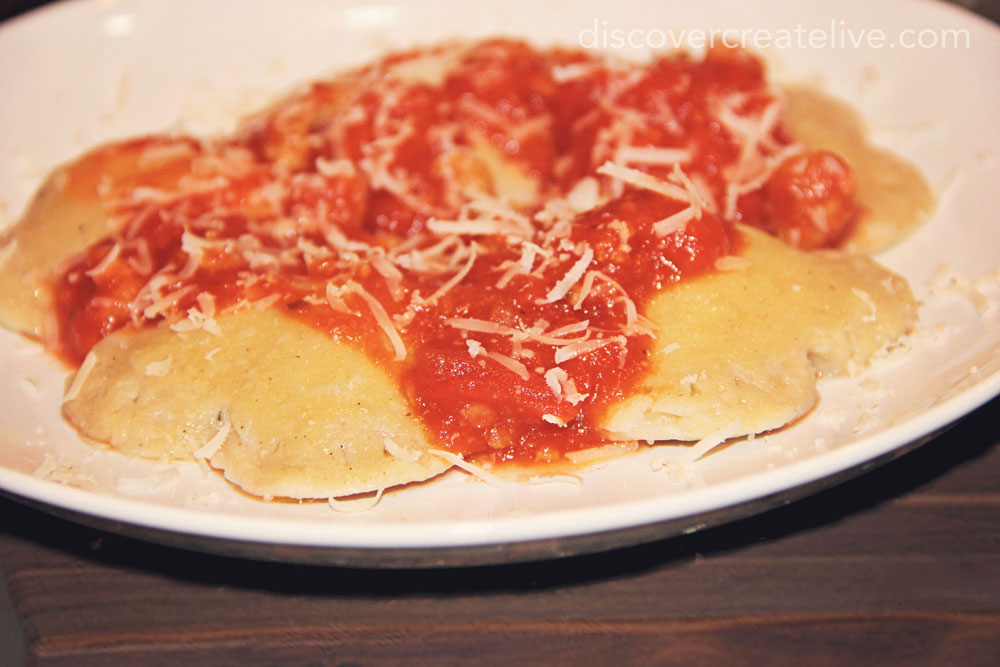 Gluten Free Valentine’s Heart-Shaped Ravioli