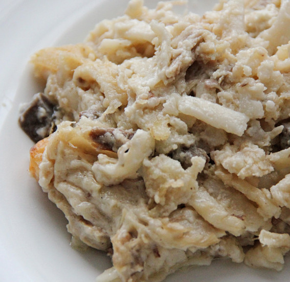 Baked Four Cheese Chicken Fettuccine Alfredo