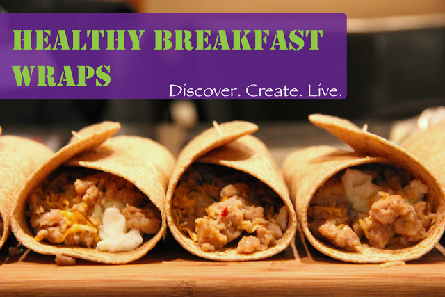 Healthy Breakfast Wraps