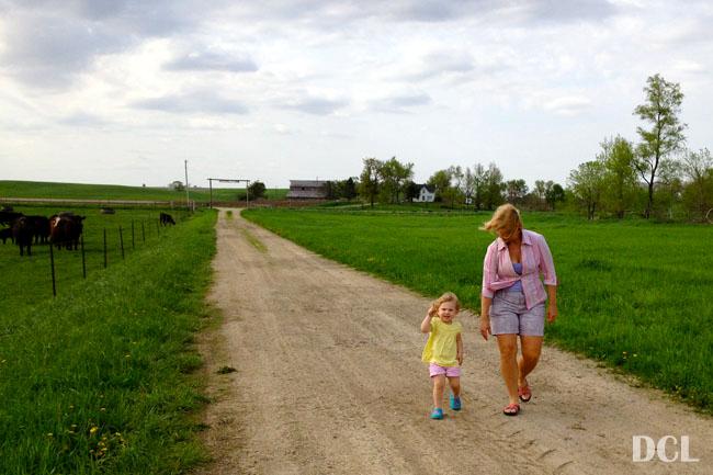 Visiting the old farm