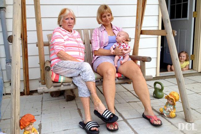 visiting with great grandma