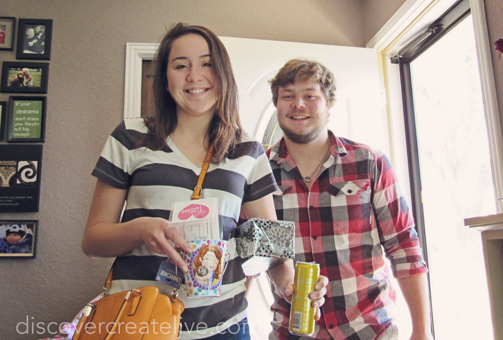 Aunt Lexi & Uncle James have arrived!