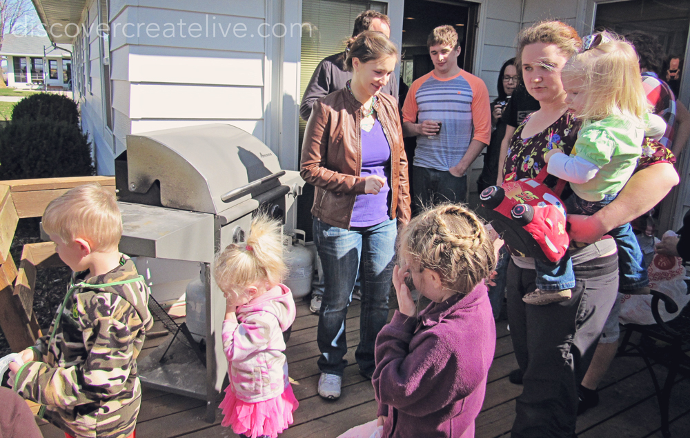 time for the easter egg hunt!
