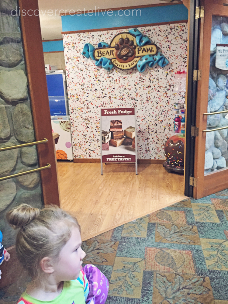 One of the food areas off main lobby