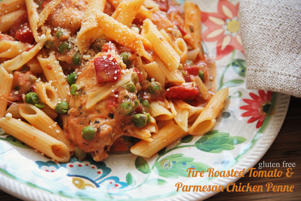 Fire Roasted Tomato and Parmesan Chicken Penne